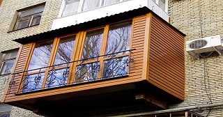 Внешняя отделка балкона Кумертау цена от 1060 руб. м/2.